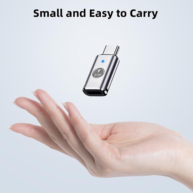 35W USB-C Male to iOS Female Adapter + lanyard For iPhone 16 Pro Max 15 Plus lot gallery