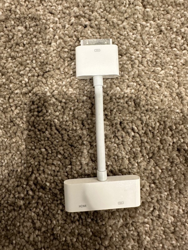 OEM Apple Lightning to HDMI Digital AV Adapter iPhone iPad Model A1388 UNTESTED