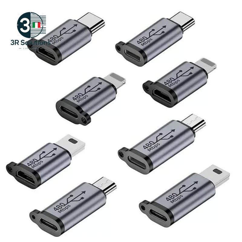 Typec Female to Mini USB/Type C Female to Micro Usb/Micro Connector Adapter gallery