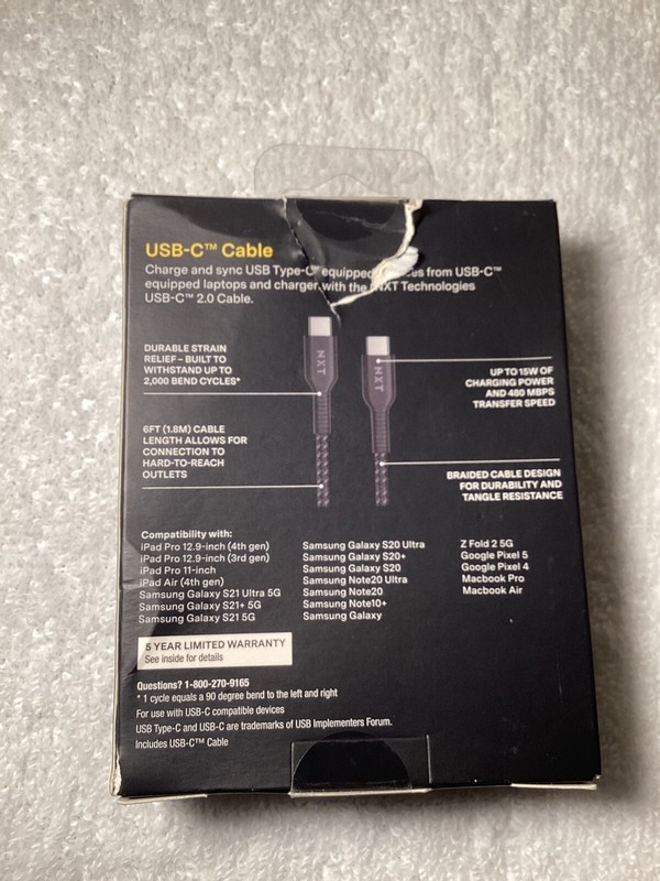 NTX USB-C 2.0 Cable (A3) gallery