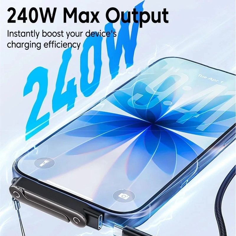 Type C Phone Charging Bracket Adapter 240W Charging OTG Type-C gallery