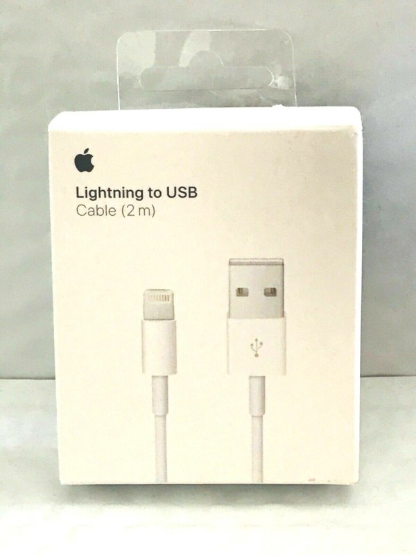 Sealed Genuine Apple MD819AM/A 2 Meter long Lightning to USB Cable