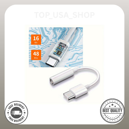Type C To 3.5mm Aux Adapter 3 5 Jack Audio Cable for Huawei Xiaomi Redmi POCO
