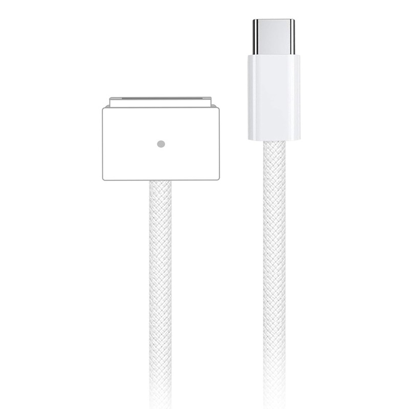 USB-C to Magnetic 3 Cable, 140W Magnetic Safe Charging Cable Compatible with Mac