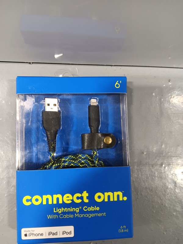 CONNECT ONN CABLE 6' lightning cable "MFI-CERTIFIED" gallery