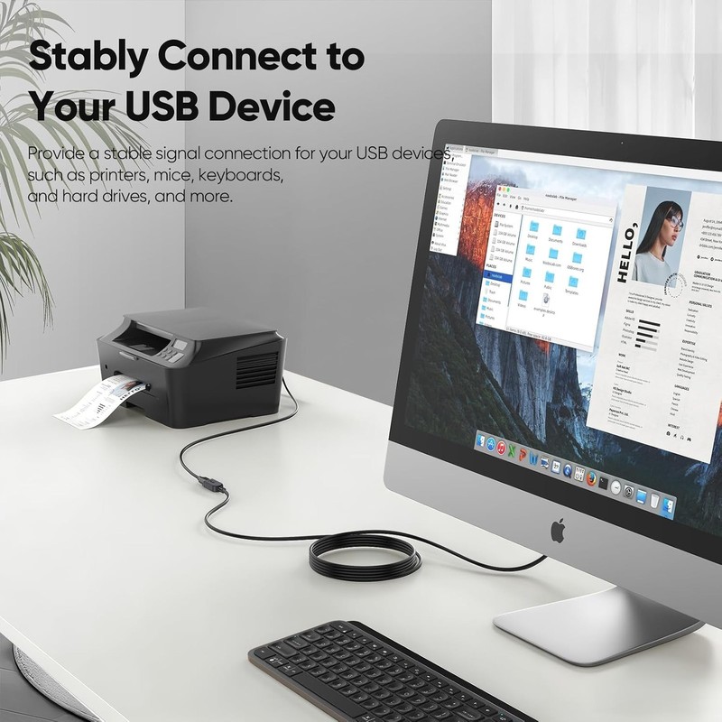 USB Extension Cable 20 ft, USB 3.0 Active Extender Cord, Type A Male to Female gallery