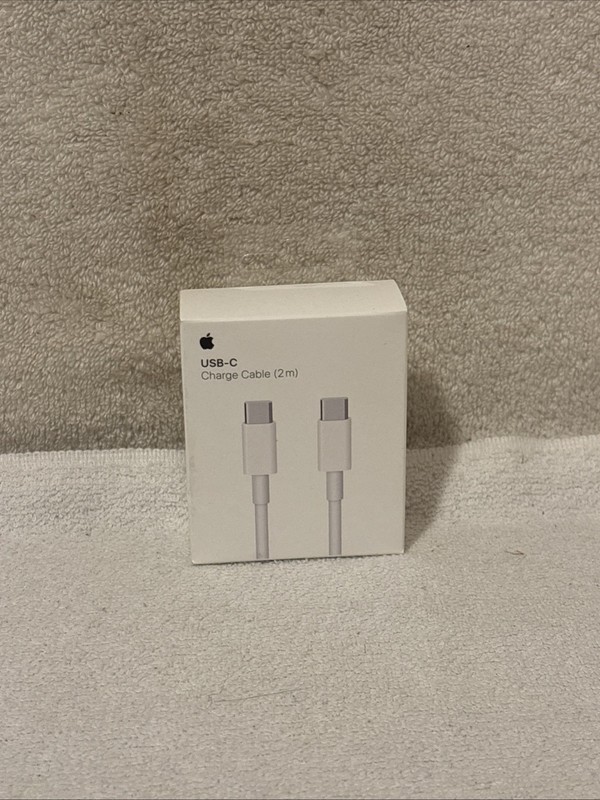 Apple 2M USB-C to USB-C Charging Cable (White) - NEW IN BOX FREE SHIP