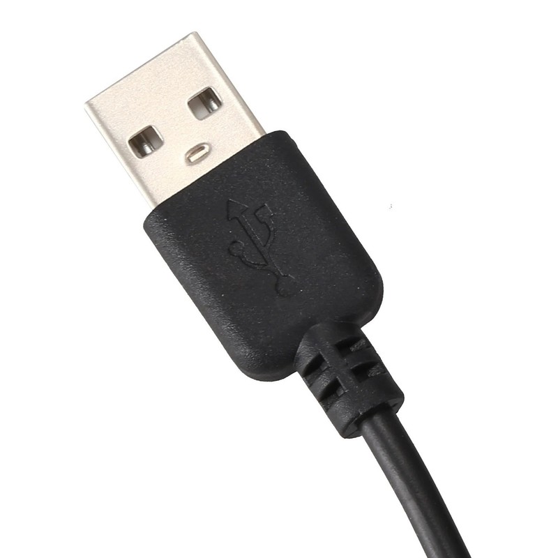 USB Cable 5.5mm / 2.1mm 5V DC Barrel Jack Power Cable (Black, 75cm) gallery