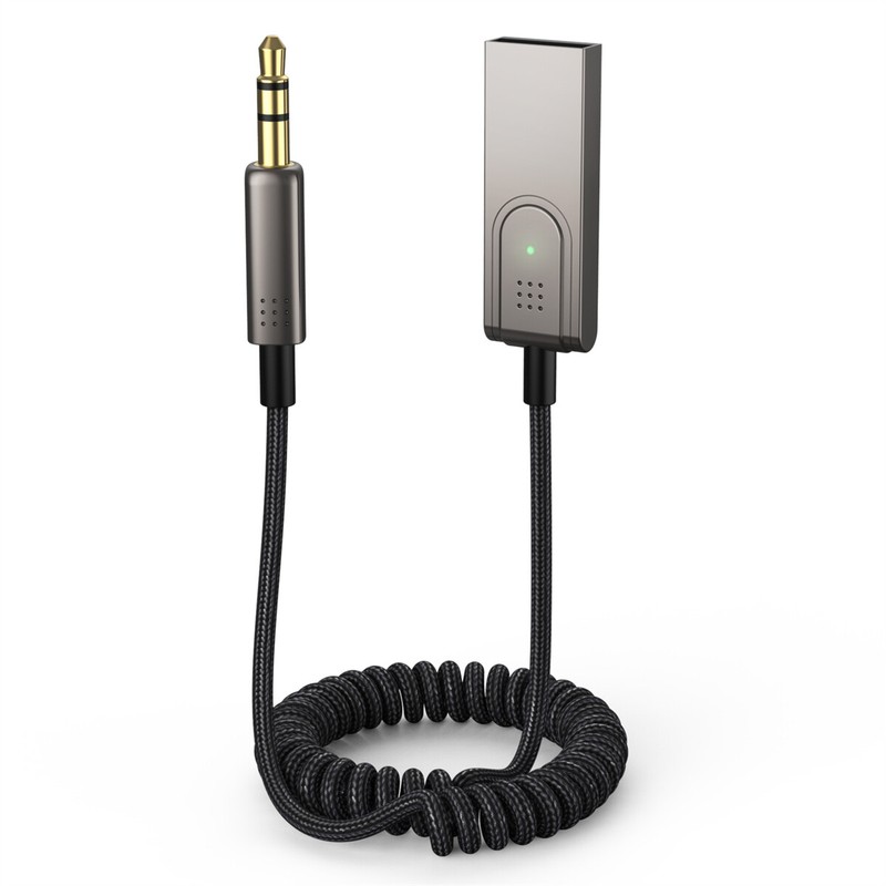 1pc Bluetooth 5.1 Audio Music Receiver Wireless 3.5mm AUX Home Car Adapter
