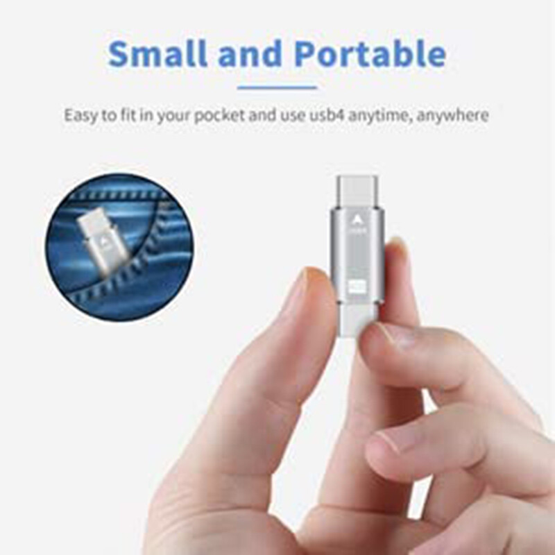 USB 4 3.1 40Gpbs Type C Male to C Male Adapter Data Charging for Thunderbolt 3/4 gallery