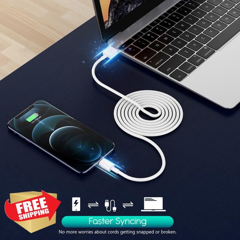 Banety iPhone Charger 2 Pack 10FT White gallery