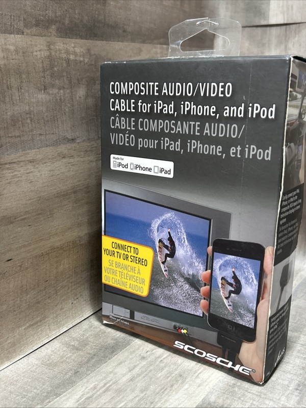 Scosche IPAV SneakPEAK Audio/Video Cable for iPad,iPod and iPhone gallery