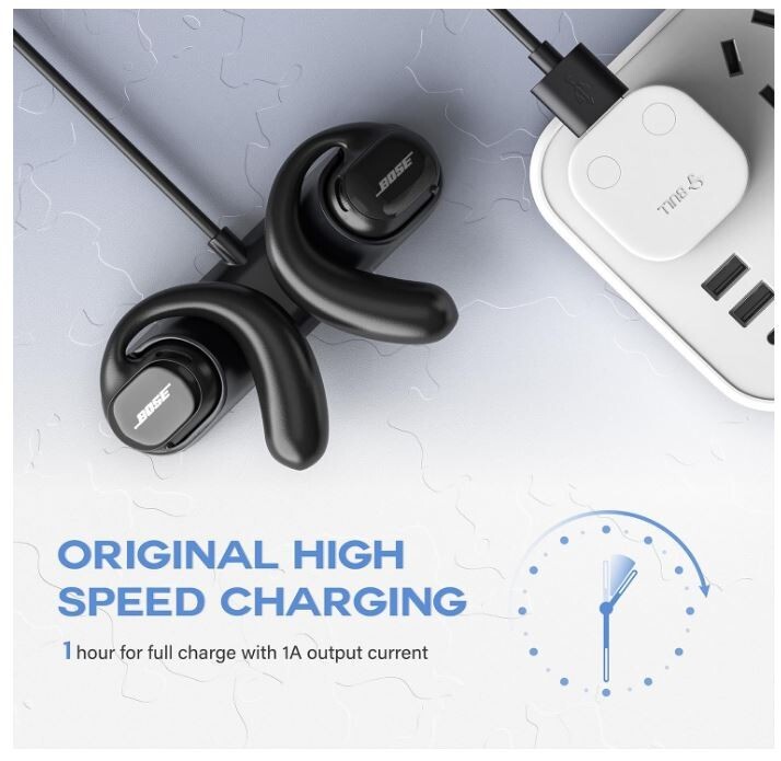 MEJOR Base Carga Magnetica Auriculares Abiertos Para Bose Sport USB Portatil gallery