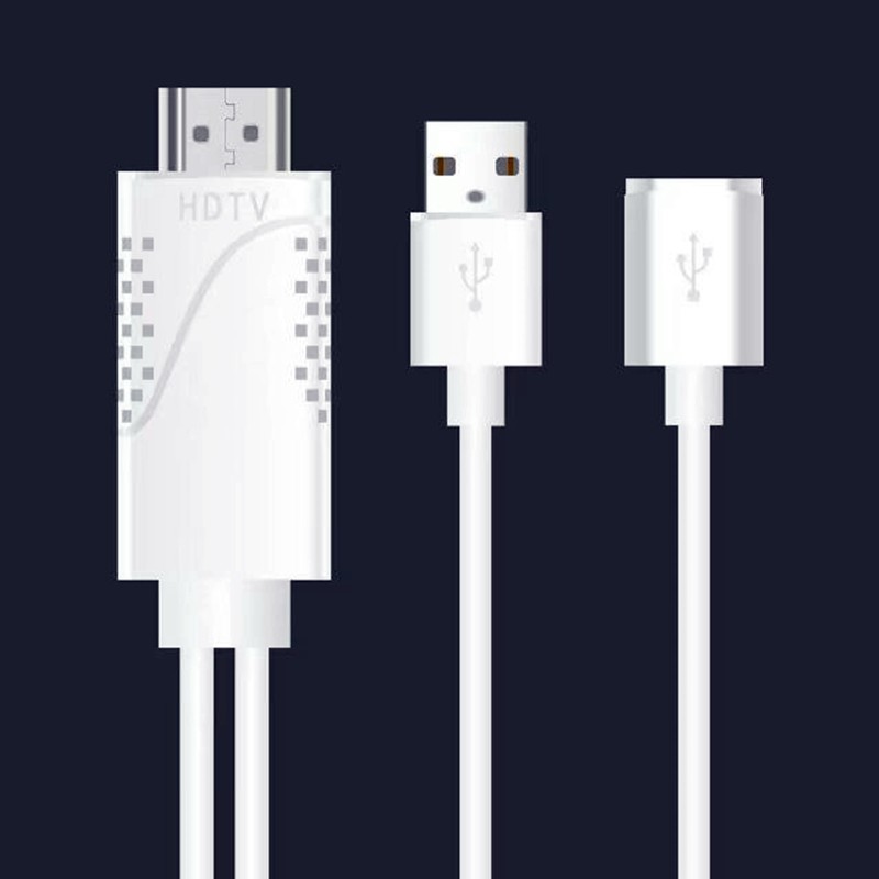 USB Female to HDMI Adapter Cable for Windows TV IOS and Android Data Transfer gallery