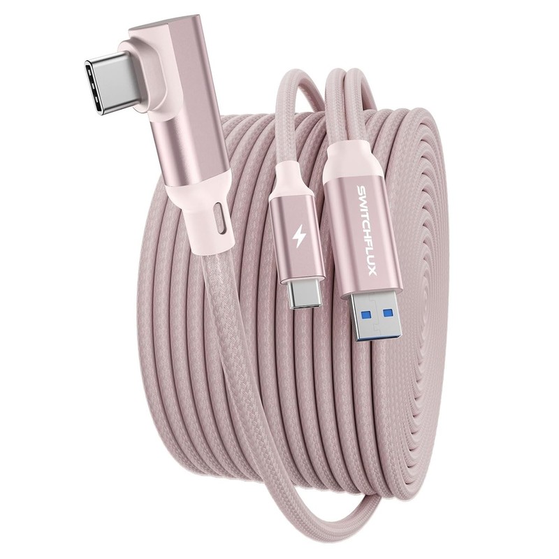 16FT VR Charging Link Cable USB 3.0 High Speed Data & Charge for Meta Quest