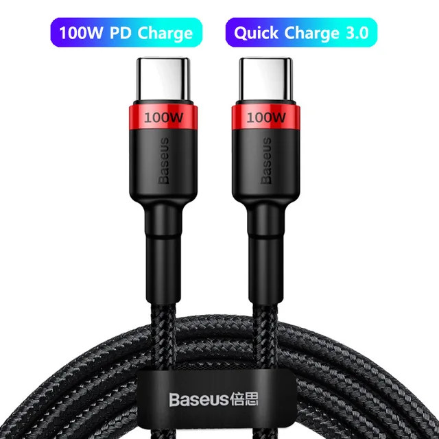 100W USB-C to USB-C PD Fast Charging Cable 5A for iPhone MacBook Samsung gallery