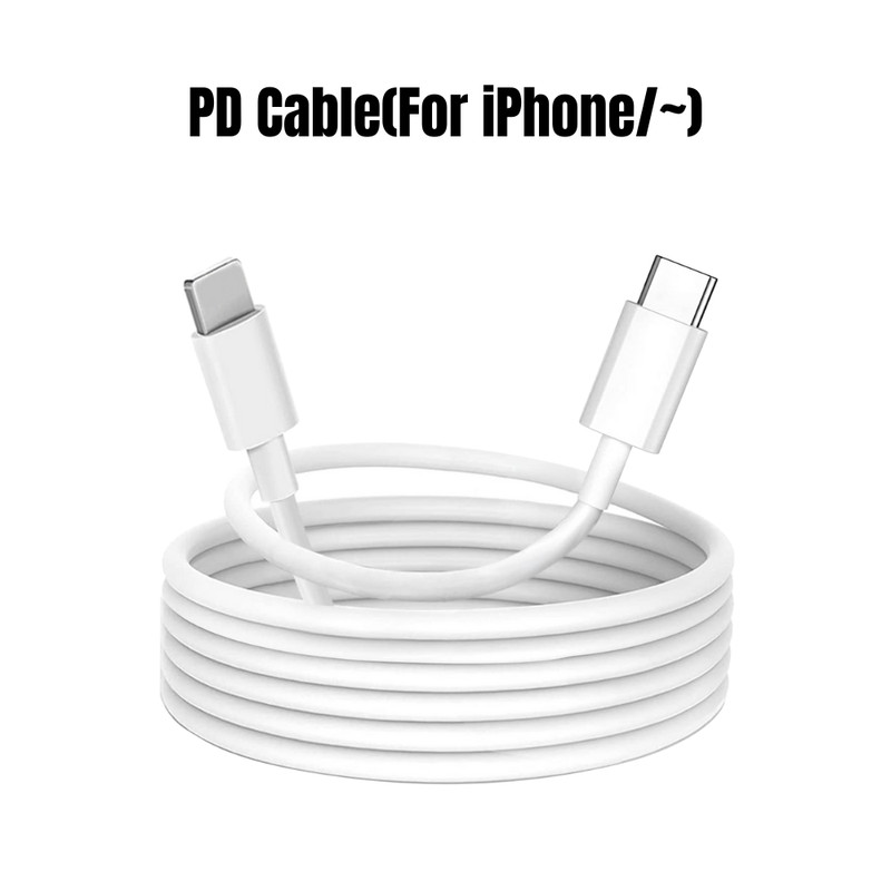New 35W Fast Charger USB-C Adapter PD Cable For iPad iPhone 14 13 12 11 Pro Max
