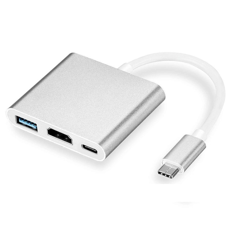 Type C USB 3.1 to USB-C 3.0 4K HDMI Adapter Cable 3 in 1 For Android LG Samsung gallery