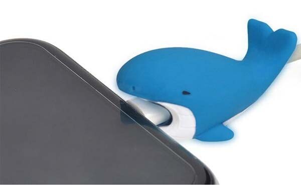 tzumi Cord Bytes Cable Protectors, 2PK - Blue Whale and Clownfish (6079) gallery