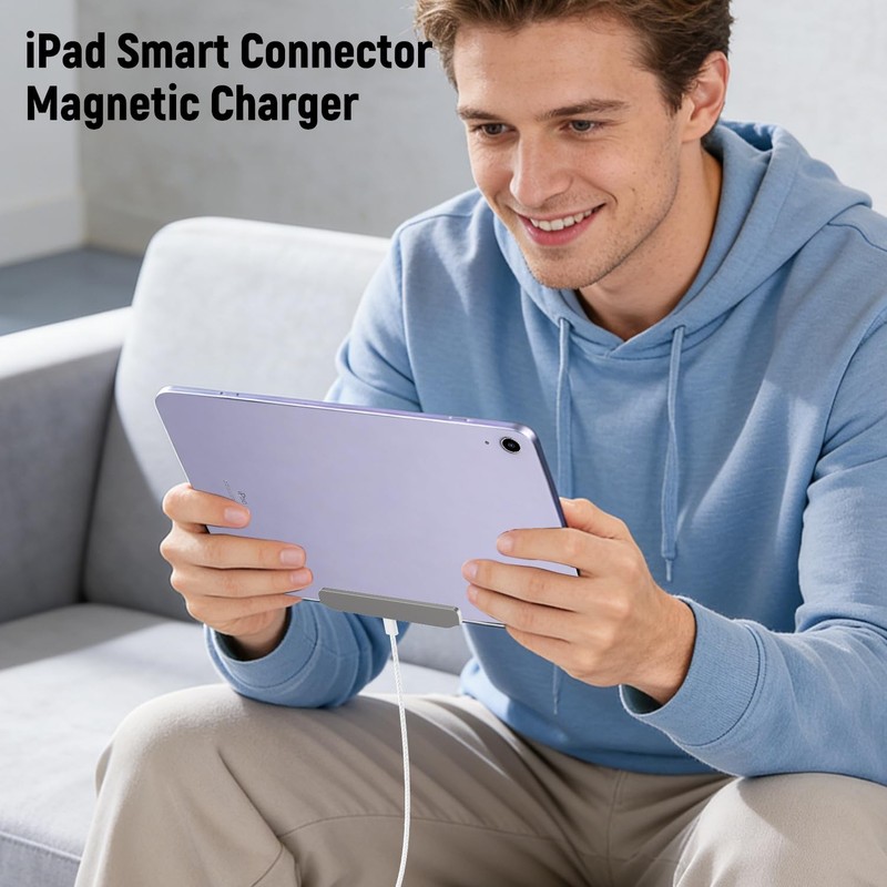 Magnetic Wireless Charger for iPad (A16) 11th/10th Generation 11''/10.9'' 202... gallery