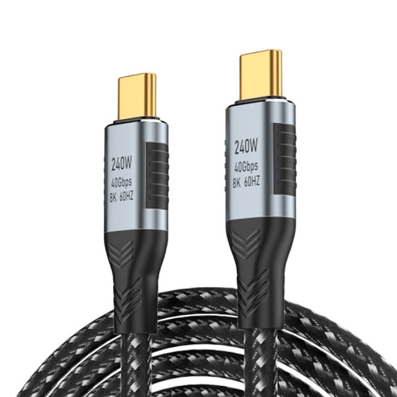 240W USB 4.0 Type C TO USB C Fast Charging Quick charger Cable 40Gbps 8K 60Hz