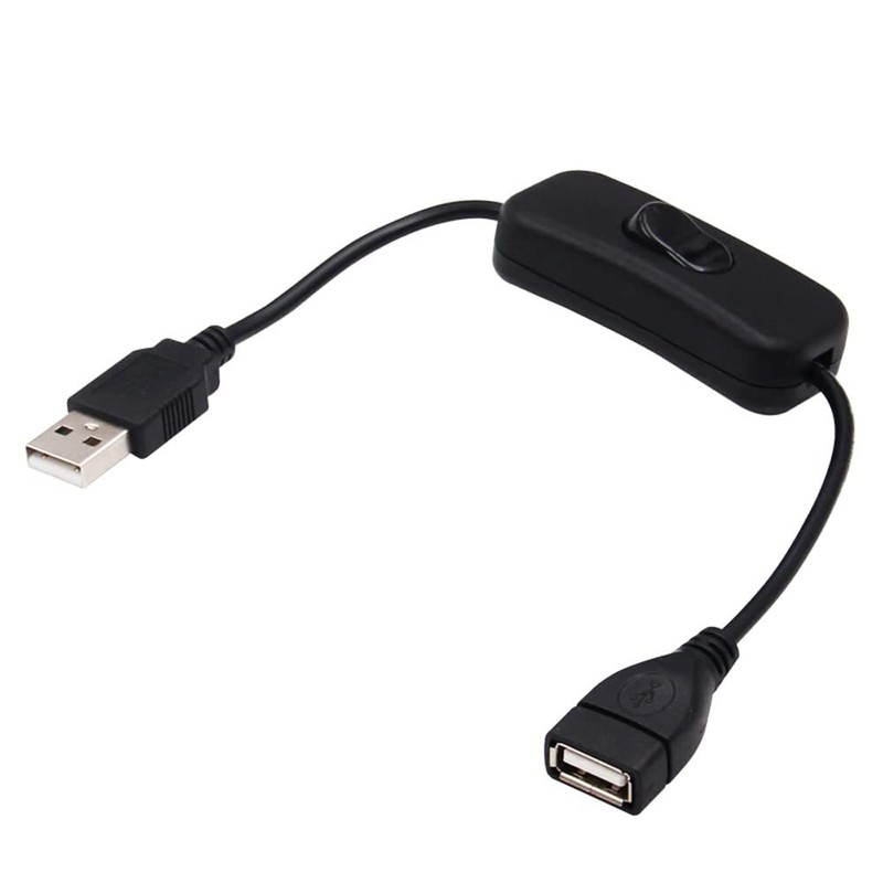 2 Pack Usb Switch On/off Extension Cable 4 Pin Data Sync 2.0 Cord 303 Rocker gallery