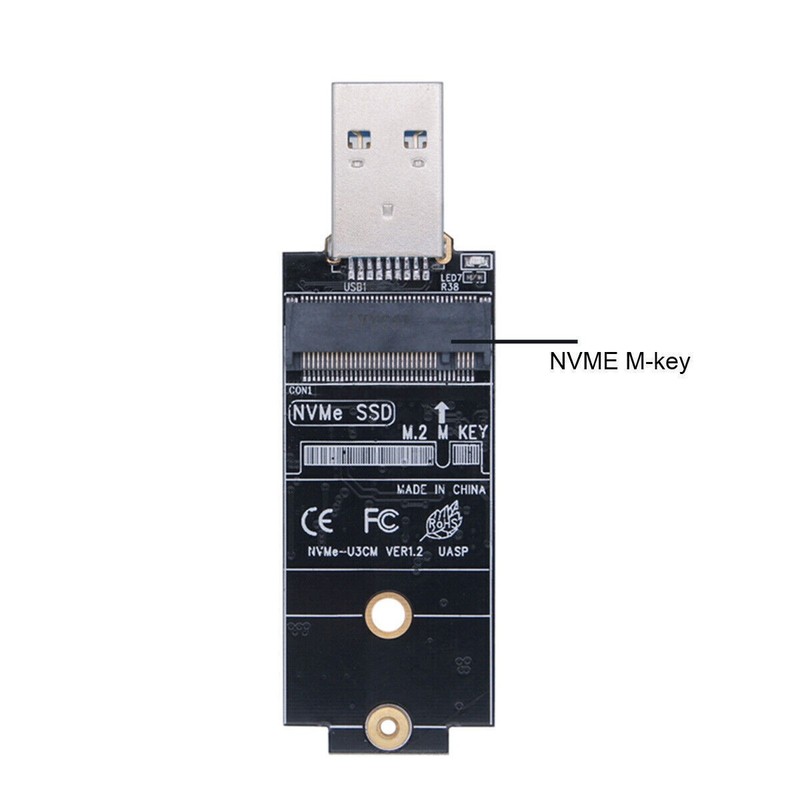 PCIE M.2 NVME Gen2 10Gbps USB SSD Enclosure USB 3.1 SSD Case NVME SSD External gallery