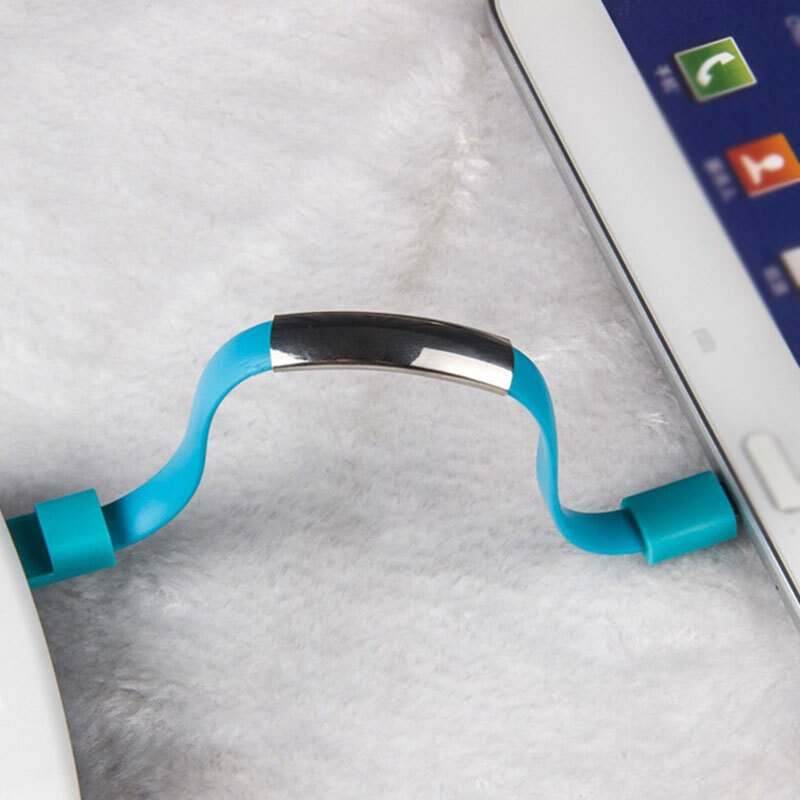 Bracelet Wrist Band USB Charging Charger Data Sync Cable Cord For iPhone/Android gallery