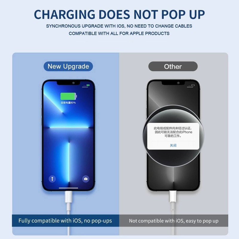 Original USB Cable For iPhone 13 11 12 Pro Max Mini XR XS Fast Charging Phone