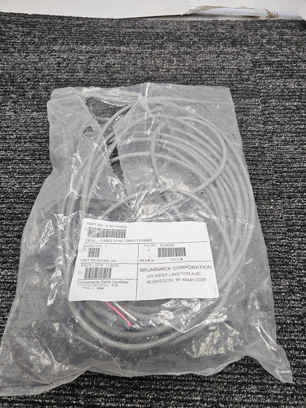 BRUNSWICK 57501319000 TABLET POWER CABLE SYNC