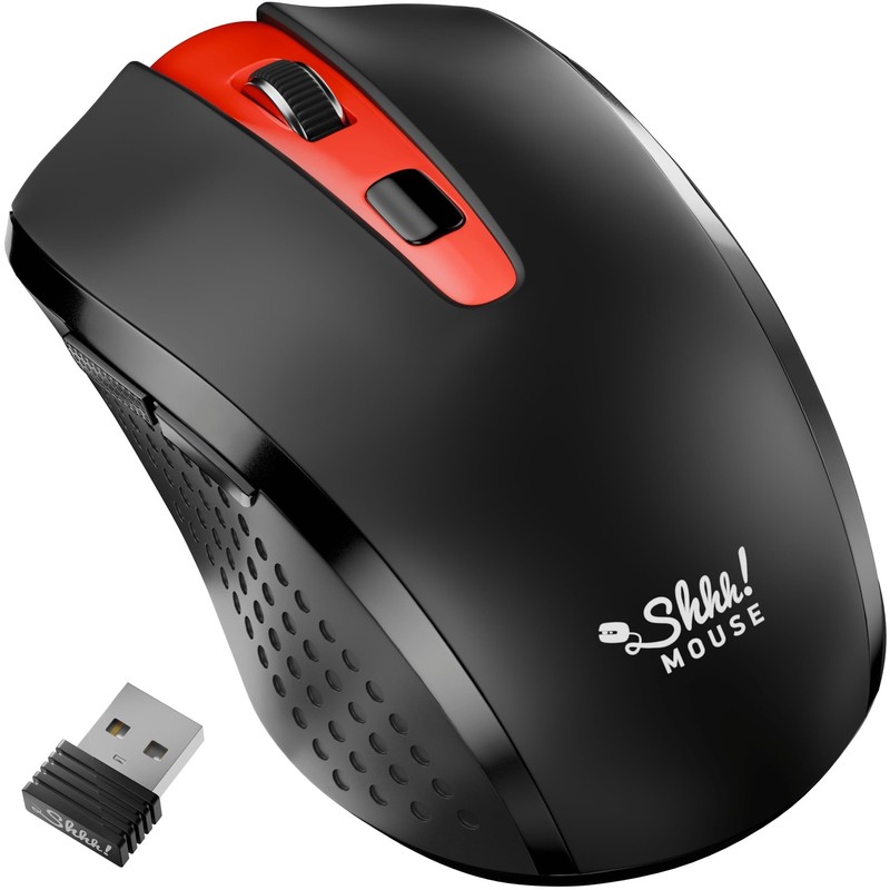 Silent Mouse Wireless – Quiet, Cordless USB Mouse for Laptop, Chromebook & PC
