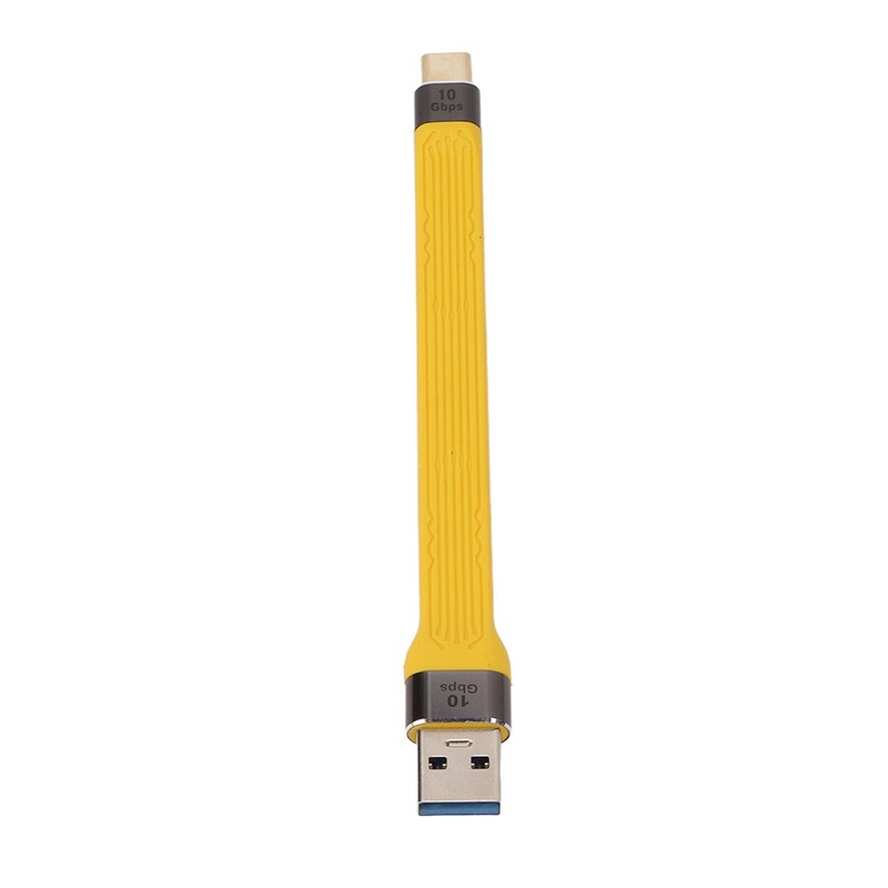 Short USB A to USB C Cable Portable Small FPC Flexible Cable PD 100w 5A 10Gbps gallery