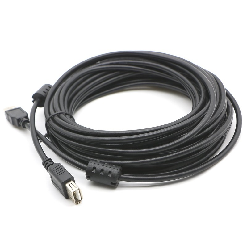USB 2.0 Type A Male to Type A Female Extension Cable AM to AF Cord Black (30F... gallery
