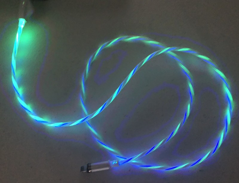 MAGNETIC CANDY FLOW LED LIGHT USB Cable charger magnet FOR ALL MICRO-C PHONES gallery