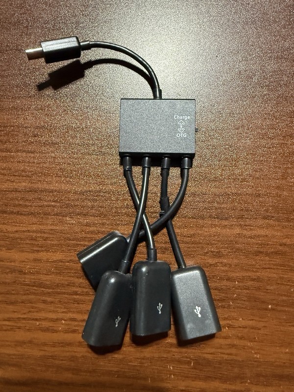 4 Port Micro USB Power Charging OTG Hub Cable gallery