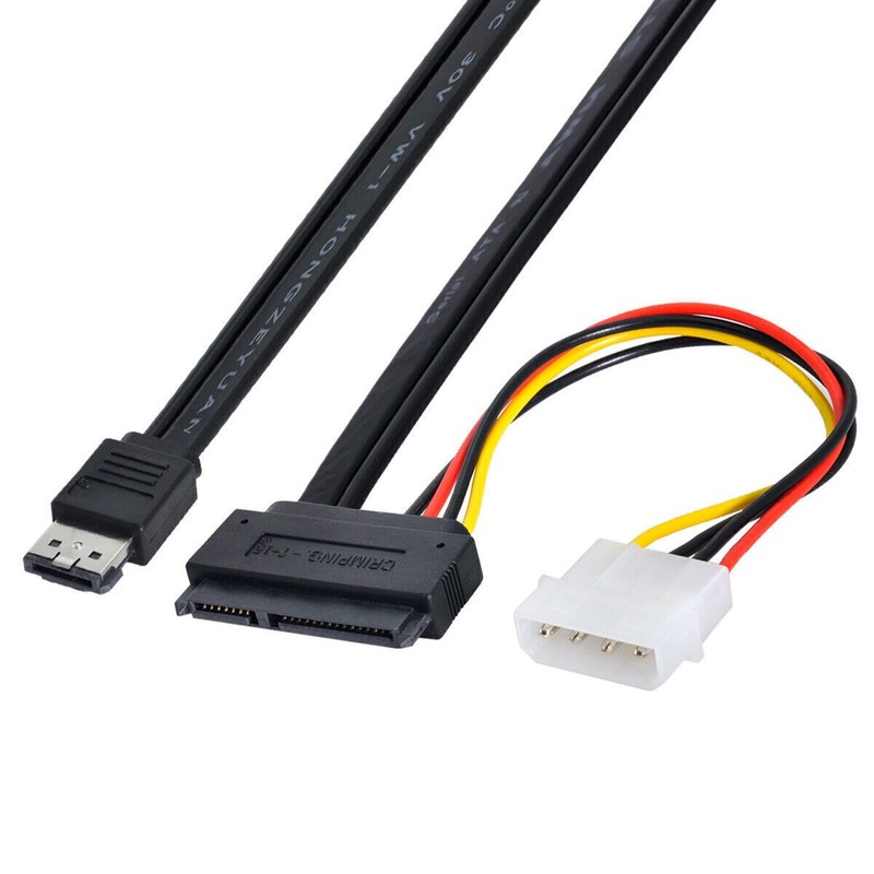 EsataP Power ESATA Combo to SATA 22pin IDE 5V 12V for 3.5" 2.5" Hard Disk Cable gallery