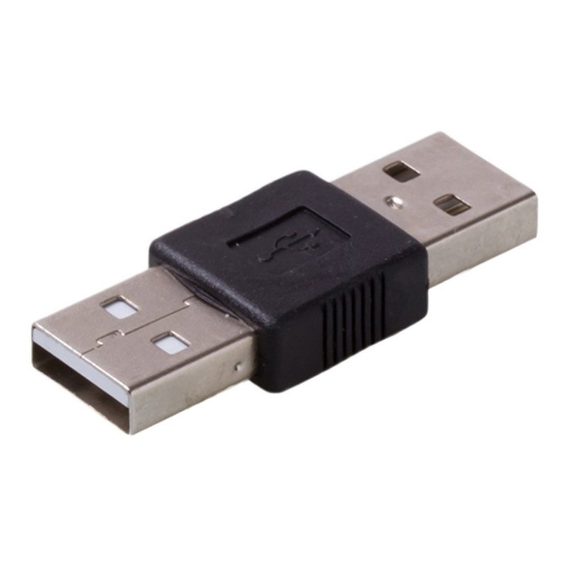 2PCS USB 2.0 Male To USB Male Cord Cable Coupler Adapter Changer Convertor L gallery