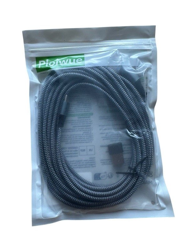 Ploiwue USB B to USB C Printer usb A adapter Midi Cable Braided Gray 5 meters