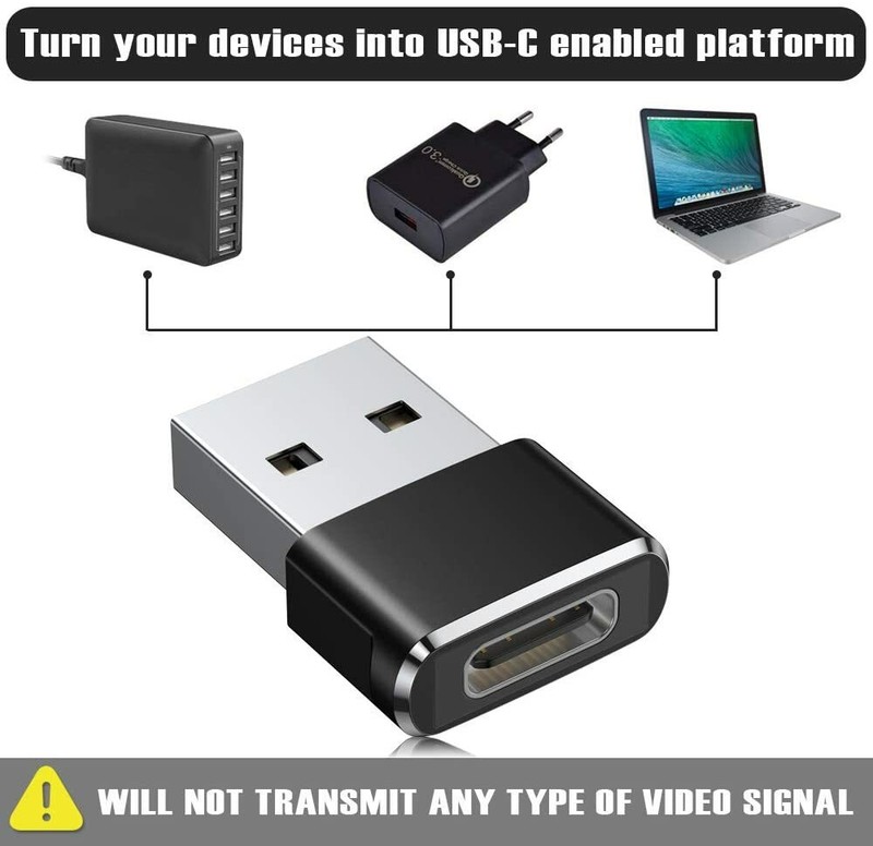 USB C 3.1 Type C Female to USB 3.0 Type A Male Port Converter Adapter NEW 2 PACK gallery