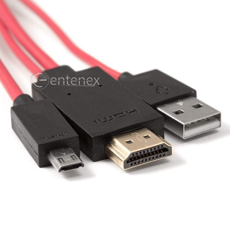 1080P Video MHL Micro USB 11pin to HDMI HDTV Cable Adapter Samsung Galaxy S3 S4
