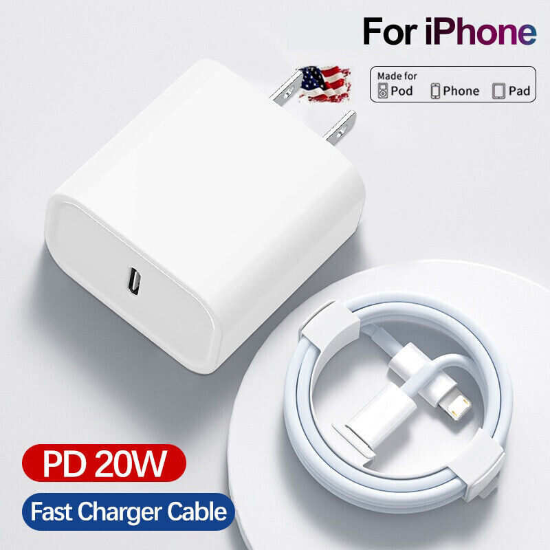 20W Super Fast Charger Cable Type C For APPLE iPhone 14 13 12 11Pro Max Xs XR 8 gallery