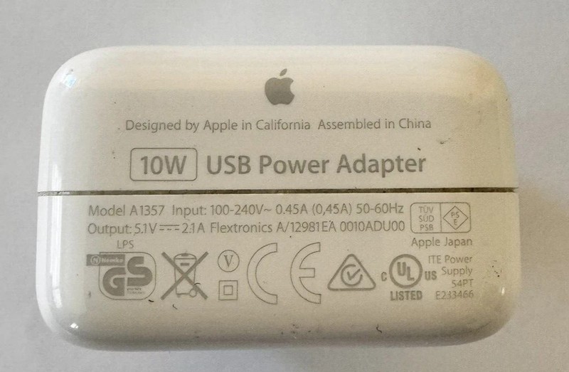 Lot 10 OEM Apple 10W A1357 USB Wall Chargers Power Adapters w/ Lightning Cables gallery