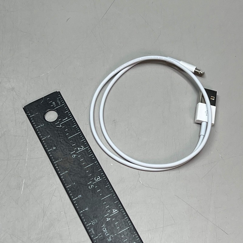APPLE Fast Charging Lighting To USB Cable (0.5M) White ME291AM/A (Return) gallery
