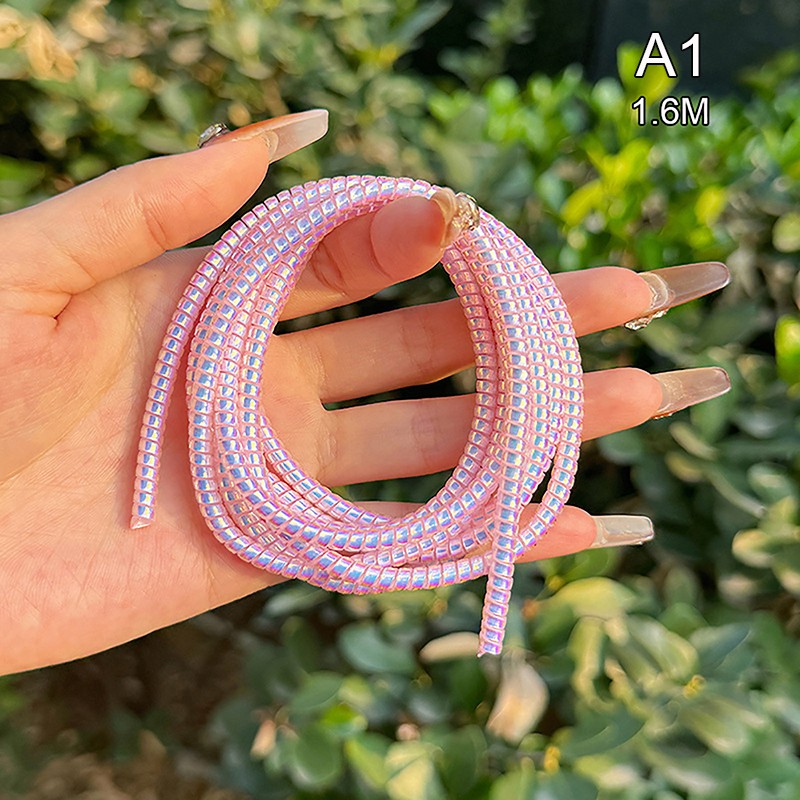 1.6m Spiral Charger Cable Cord Protector Anti-break Spring Protection Rope