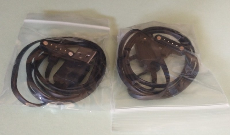 Lot of 2* 4 Pin Pogo USB Magnetic Charging Cable For some Smart Watches- 9mm gallery