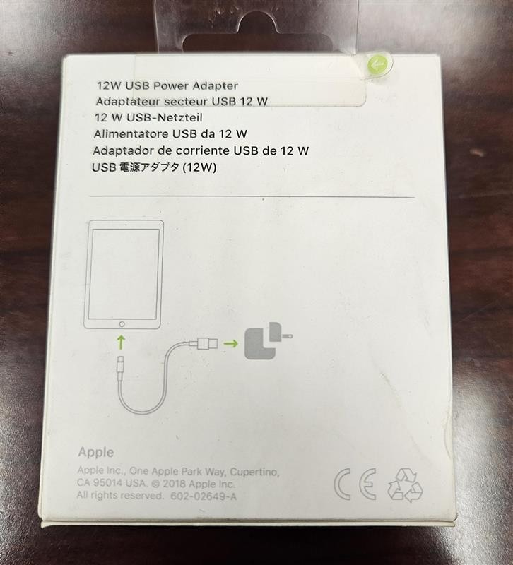 Original Genuine Apple 12W USB Power Adapter Wall Charger gallery