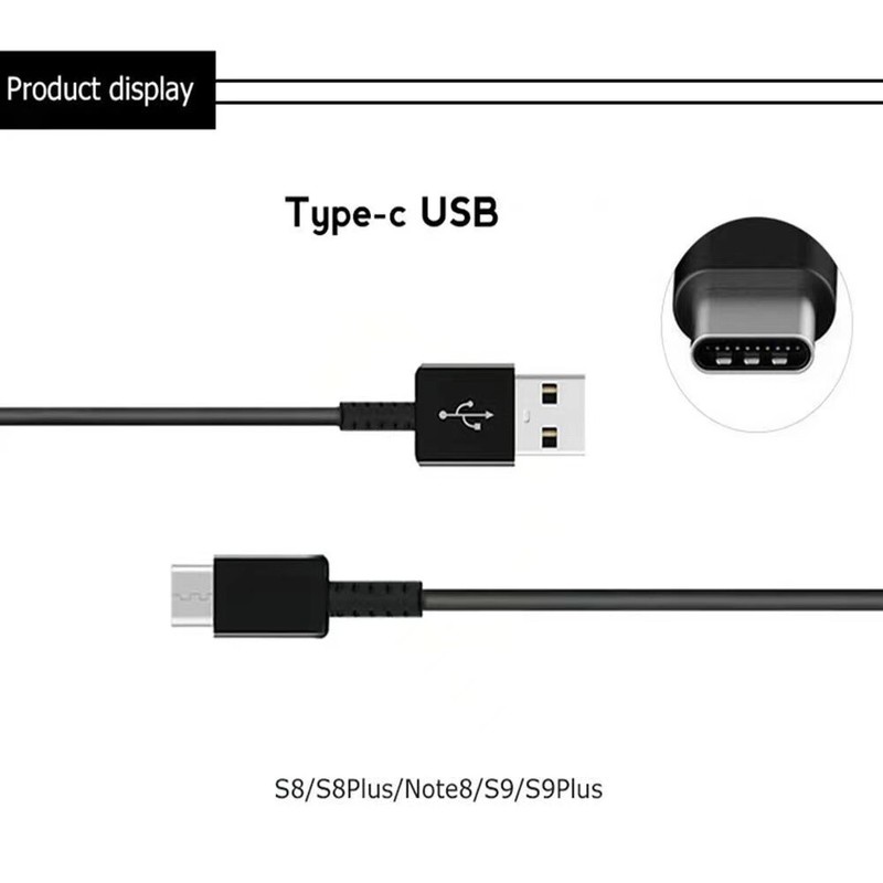 Type USB C Fast Charger Cable Bulk Lot FOR Samsung Galaxy S9 S21 S22 S23 S24 S25