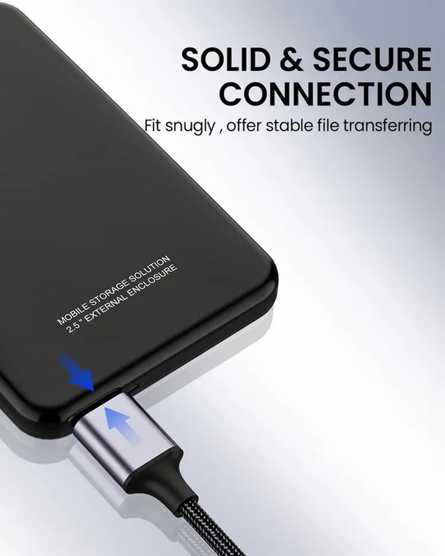 10Gbps USB C to Micro B Cable 3.2FT Fast Data Cord for External Hard Drive SSD gallery