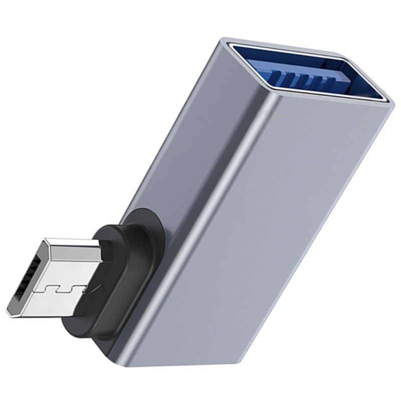 USB A to MicroUSB OTG Cable Adapters For Data Transfer And Charging Aluminum gallery