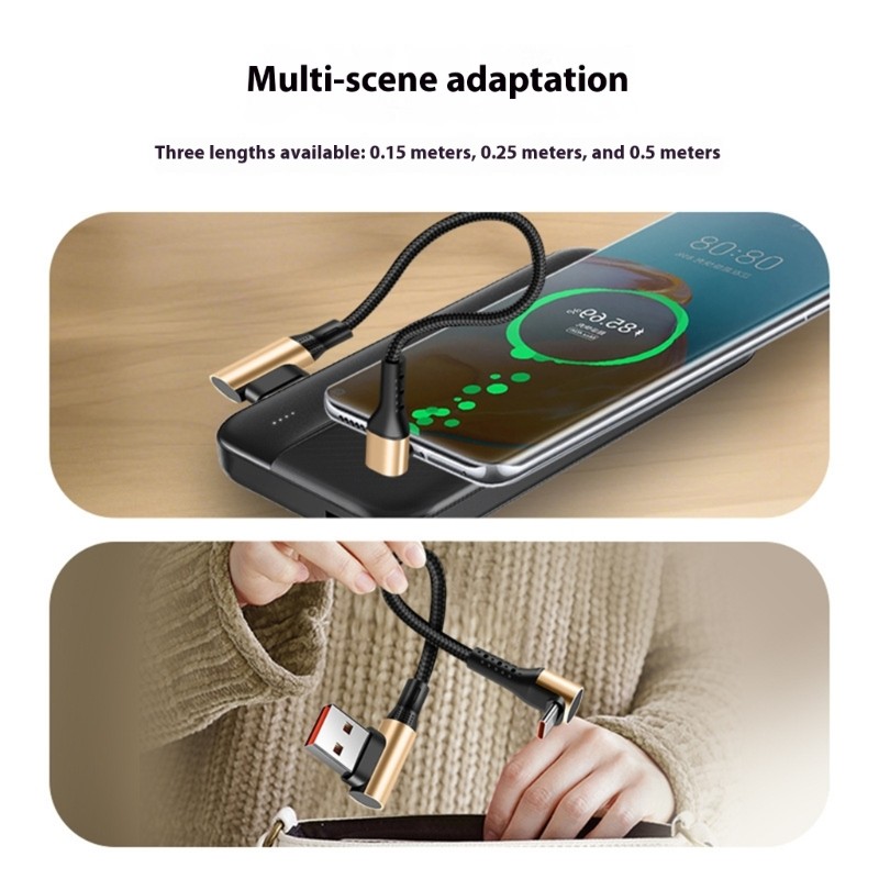 High Strength Braided Type C Charging Cable Quick Charging Wide Compatibility gallery